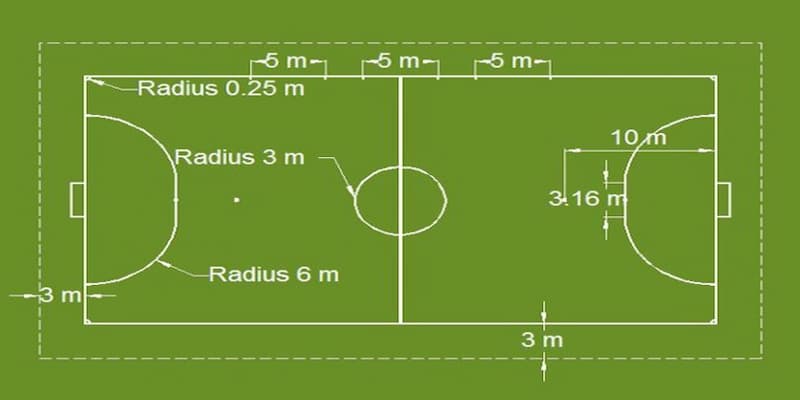 Standar Luas Lapangan Sepak Bola Mini 7 Lawan 5 (Mini Soccer)