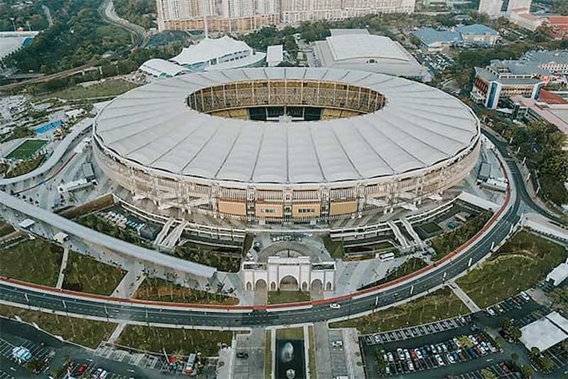 stadion sepak bola terbesar di dunia Bukit Jalil National Stadium